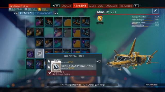 No Man's Sky Synthesis - Collecting Tritium Hyperclusters