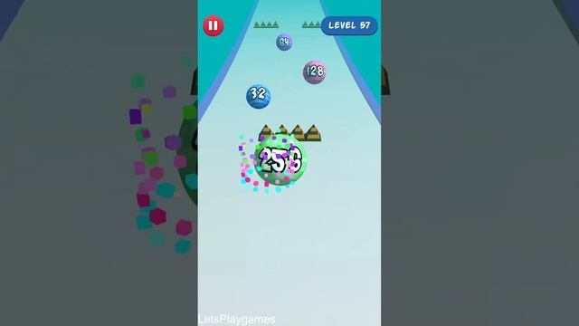 Merge 2048 Run Ball Rush ! All Levels Gameplay (53-60) android, ios смотреть онлайн