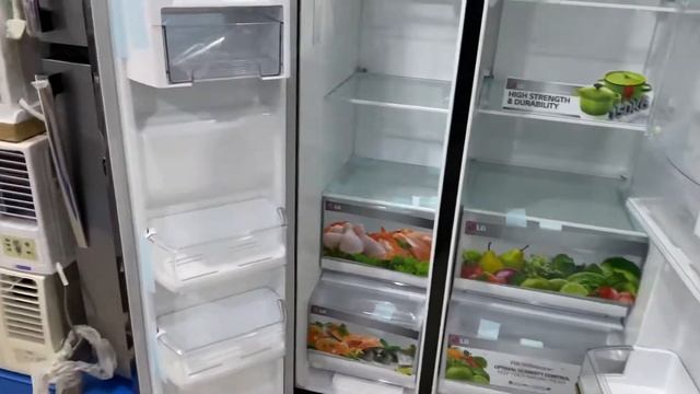 Lg double door 675 litre का bar model side by side #lgdoubledoor #lgrefrigerator #lg смотреть онлайн