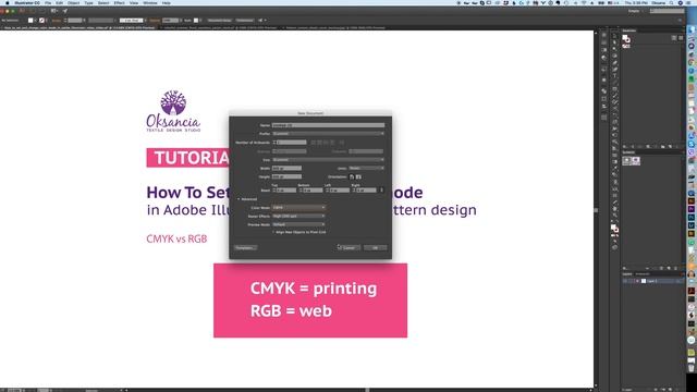 CMYK vs RGB: How to set color mode or change color mode in Adobe Illustrator CC. смотреть онлайн