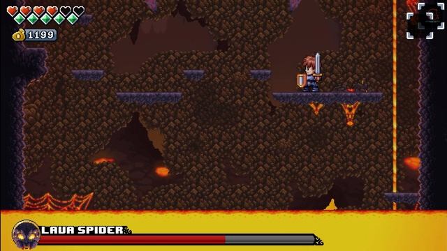 Songs for a Hero VOLCANO BOSS FIGHT LAVA SPIDER Walkthrough смотреть онлайн