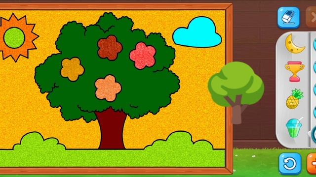Coloring Trees ? For kids смотреть онлайн