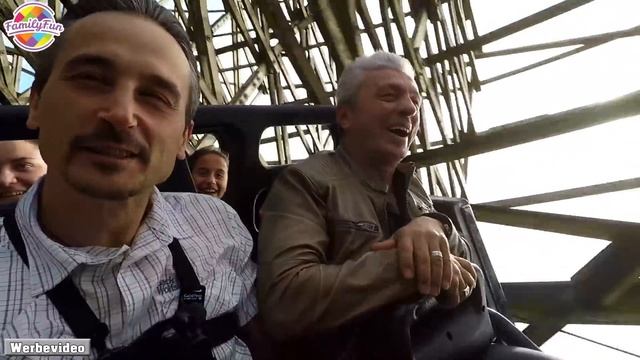 MEGA ACHTERBAHN Spaß und Action | Movie Park Germany Bottrop - Family Fun смотреть онлайн