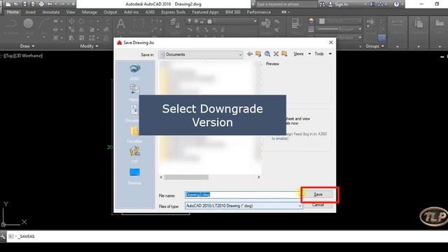 How to Convert Higher version AutoCAD file to Lower version ?|convert higher version lower version смотреть онлайн