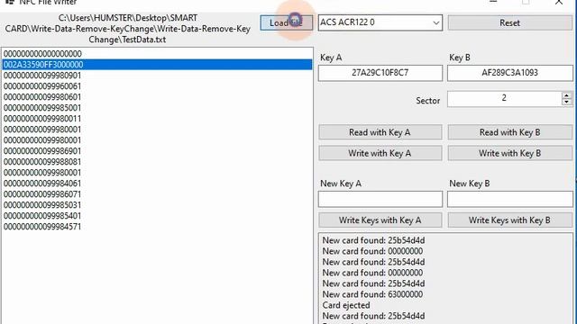 Программа записи меток RFID (Программирование меток) смотреть онлайн