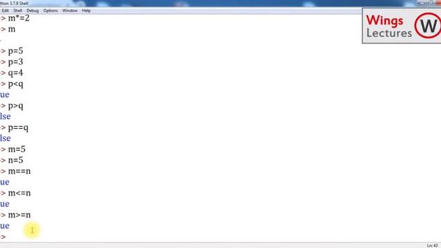 Operators in Python - Wings Lectures смотреть онлайн