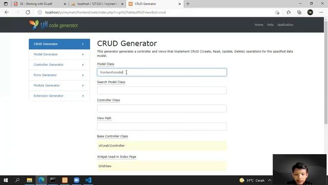 LATIHAN - Working with GII YII2 Framework MYMART смотреть онлайн