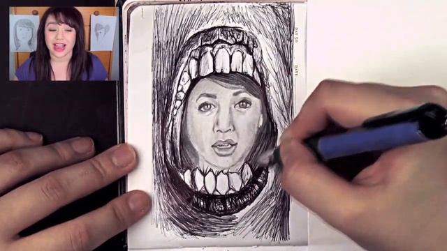 Eaten Alive! Sketch A Day 50 - Kat Sketch смотреть онлайн