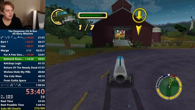 I completed Simpsons Hit & Run using only the rocket car смотреть онлайн