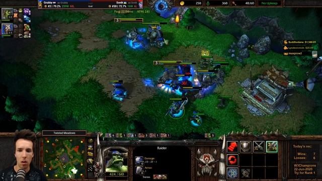 Grubby | WC3 | [SUPERFIGHT] Grubby Vs Sonik