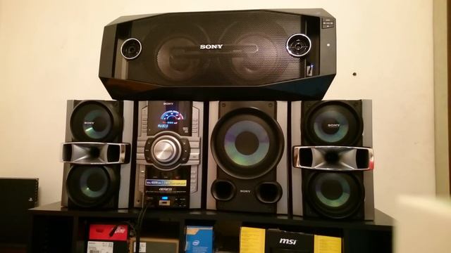 Sony GTK-X1BT + Sony MHC-GT444 Filmed With Xperia Z3 (4K)