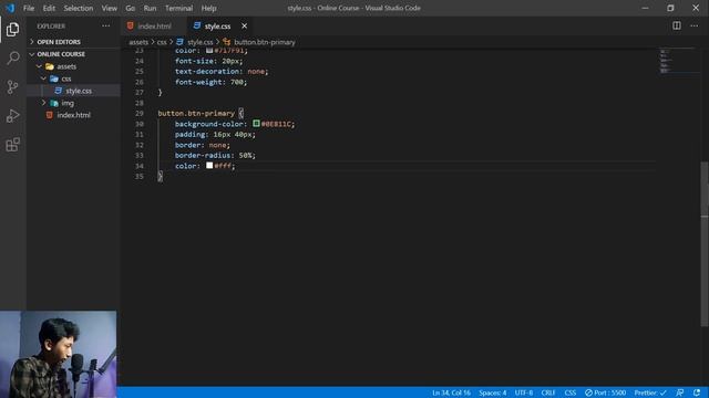 Slicing UI Design ke HTML & CSS | Part 1 : Hero Section | UI By Kukuh Aldy смотреть онлайн