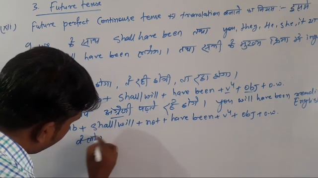 Tense, Future perfect continuous tense Rule:-12 смотреть онлайн