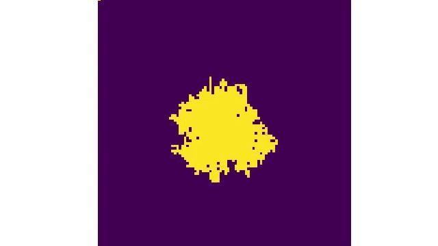 Basic simulation project of random surface growth in Python смотреть онлайн