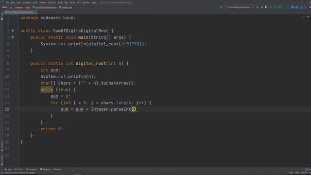 JAVA Задачи. #24. Sum of Digits / Digital Root смотреть онлайн