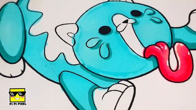 Poppy Playtime Candy Cat - Coloring Pages смотреть онлайн