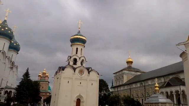 Звон колоколов в Троице-Сергиевской лавре на Вознесение Господне