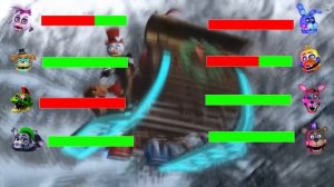 [SFM FNaF] Top 5 BEST Security Breach vs Fights WITH Healthbars