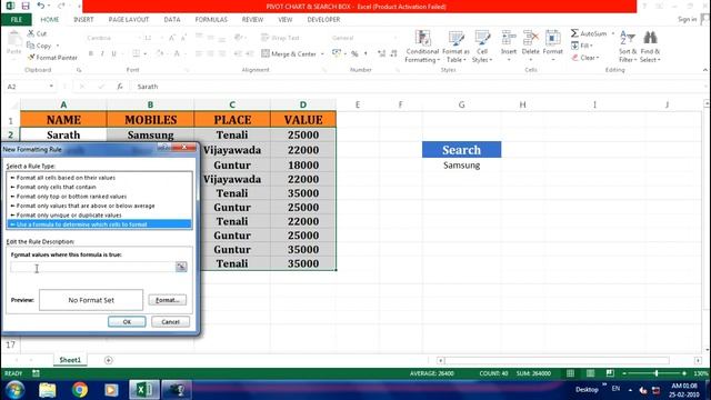 To Create Search Box in Telugu || MS EXCEL || By K. Ramesh смотреть онлайн