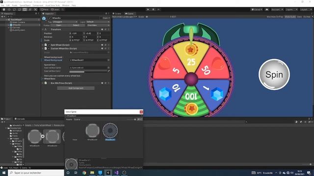 Fortune Spin Wheel - Real Physics Tutorial смотреть онлайн