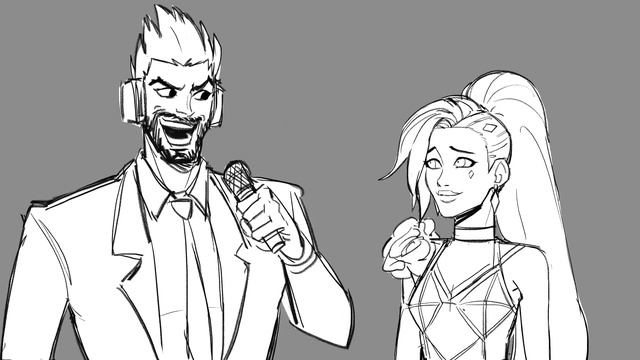 who are you? league of legends animatic #TRUEDAMAGE #KDA смотреть онлайн
