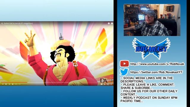 Let's React DevilArtemis - Cell VS Krillin, Broly, Hercule Sans & Guru | Novakast смотреть онлайн