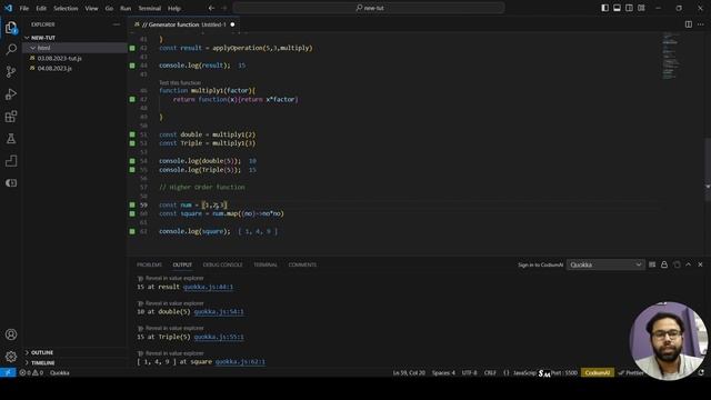 Mastering JavaScript Essentials: IIFE, First Class, Higher Order Functions, Events | Hindi Lesson # смотреть онлайн