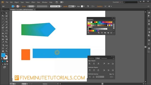 Adobe Illustrator CS6 Blend Tool Tutorial смотреть онлайн