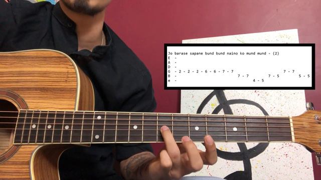 Iktara | Wake Up Sid | Guitar Tabs Tutorial | Easy Notes смотреть онлайн