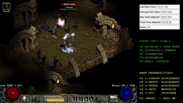 Diablo 2 - Pul Rune Drop - Holy Grail (Single Player / Plugy) смотреть онлайн
