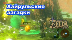 Хайрульские загадки. The Legend of Zelda Breath of the Wild. Nintendo Switch