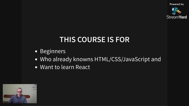 Free React Course for Beginners - About the course смотреть онлайн