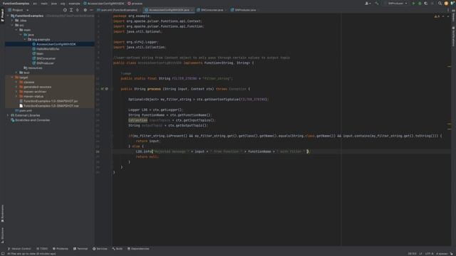 Write Log Messages to Topic From Pulsar Functions смотреть онлайн