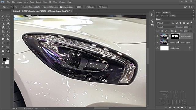 How You Can Change the Color of an Object - Colorize a White Car in Photoshop CC смотреть онлайн