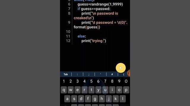Make a Python password testing script using Pydroid3! смотреть онлайн