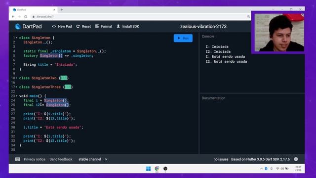 Design Patterns: Singleton ( Creational ) смотреть онлайн