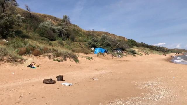 Море Пляж Кучугуры 16.07.2020 иду на лево смотреть онлайн