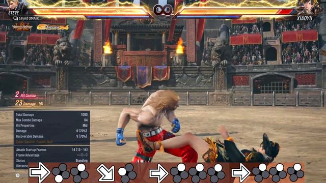 Steve Combo Guide for New Comers with Notation - Tekken 8 смотреть онлайн
