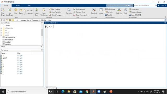 GRADIENT OPERATION IN MATLAB смотреть онлайн