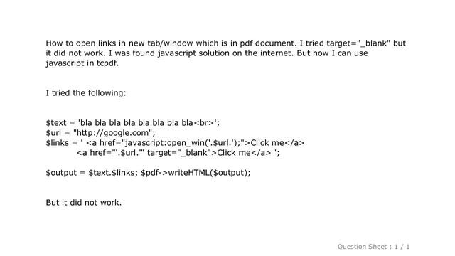 HTML : TCPDF open links in new tab/window смотреть онлайн