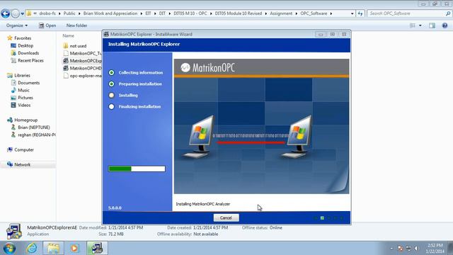DIT Module 10 OPC Matrikon Software install смотреть онлайн