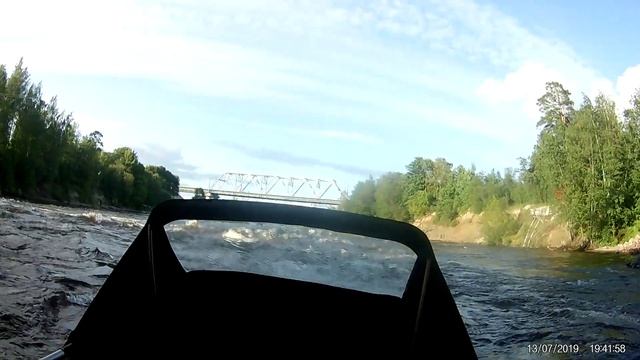 Проход Лосевских порогов на Антее 420 вниз по течению смотреть онлайн