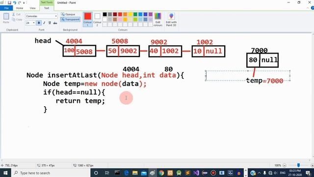 insert a Node at Last in Singly LinkedList using Java in Marathi смотреть онлайн