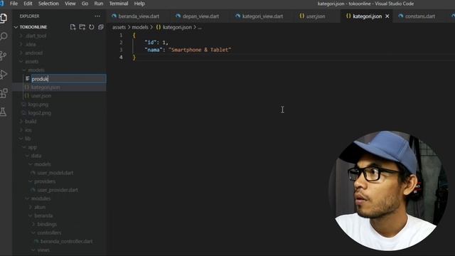 6. Beranda Kategori & Produk | Membuat Program Toko Online dengan Flutter & GetX смотреть онлайн
