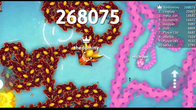 BIG WORLD RECORD OF 1,000,000 POINTS MULTIPLIER SNAKE GAMEPLAY смотреть онлайн