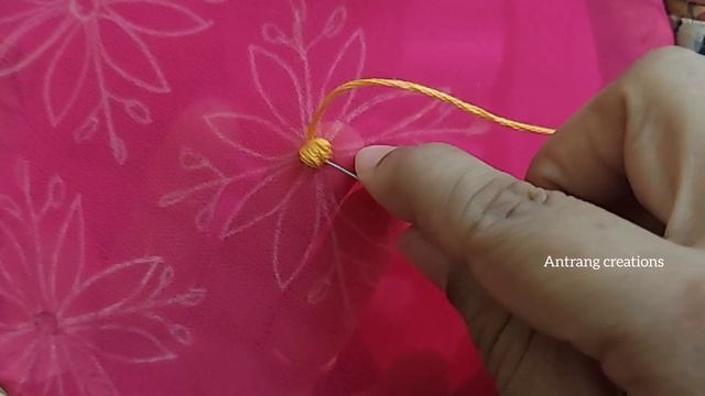 354 : Chikankari small allover motif || Table gum for tracing || Antrang creations смотреть онлайн