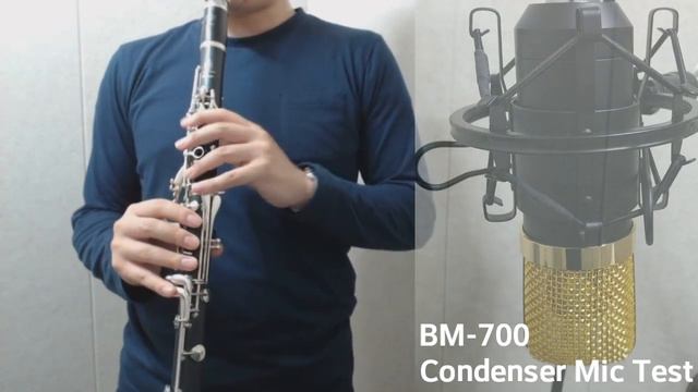 BM-700 Condencer Mic Test (all of me) clarinet 클라리넷 смотреть онлайн