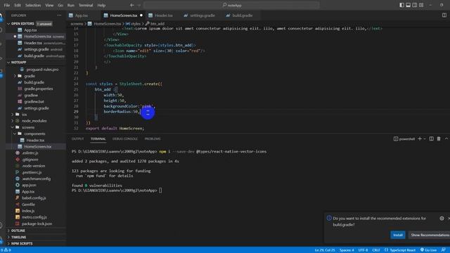 Xây dựng app note ReactNative sử dụng AsyncStorage (Phần 1 xây dựng UI) смотреть онлайн