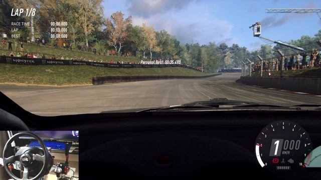 DiRT Rally 2.0 Race Club ралли-кросс Гайд тренировка Германия Thrustmaster T300 RS смотреть онлайн