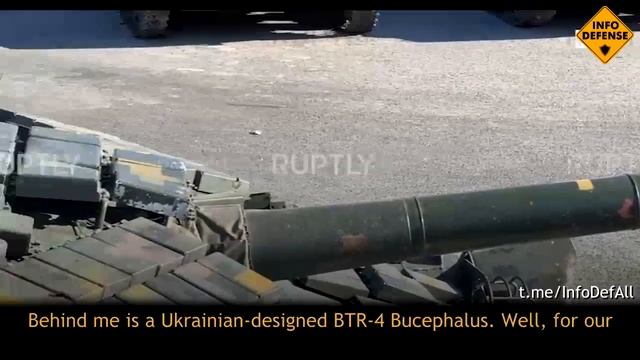 Exhibition of captured AFU equipment takes place in Lugansk. смотреть онлайн
